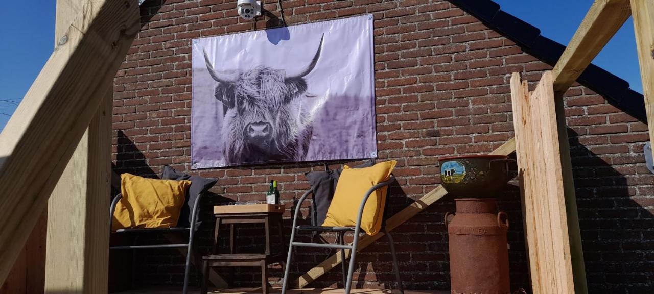 Hommerts De Huifkar, Trekkershut Bij Sneek酒店 外观 照片